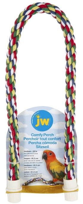 JW Pet Flexible Multi-Color Comfy Rope Perch