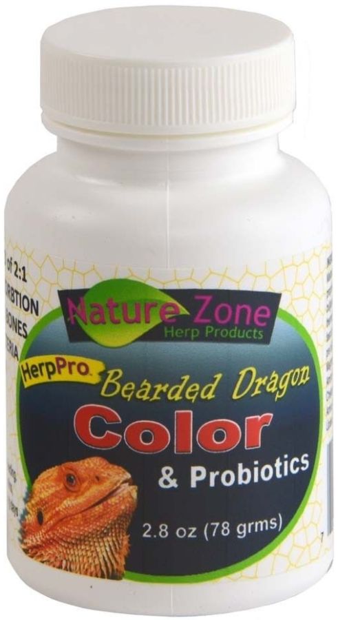 Nature Zone Herp Pro Bearded Dragon Color and Probiotics