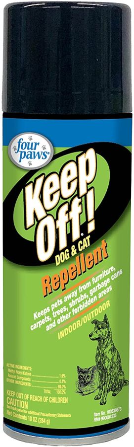 Four Paws Keep Off! Indoor & Outdoor Dog & Cat Repellent Spray