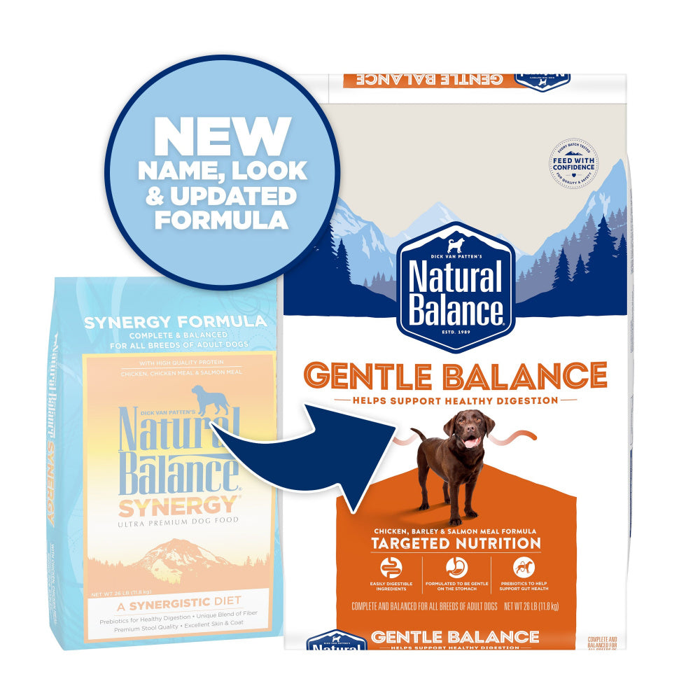 Natural Balance Targeted Nutrition Gentle Balance Chicken, Barley, & Salmon Meal Recipe Dry Dog Food