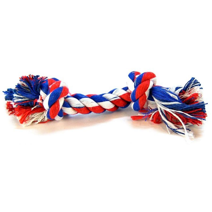 Mammoth Flossy Chews 3 Knot Rope Tug Dog Toy, Ships in Assorted