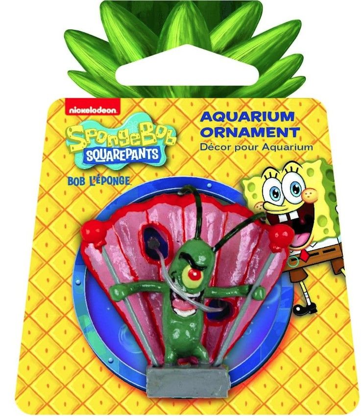 Spongebob Plankton Aquarium Ornament