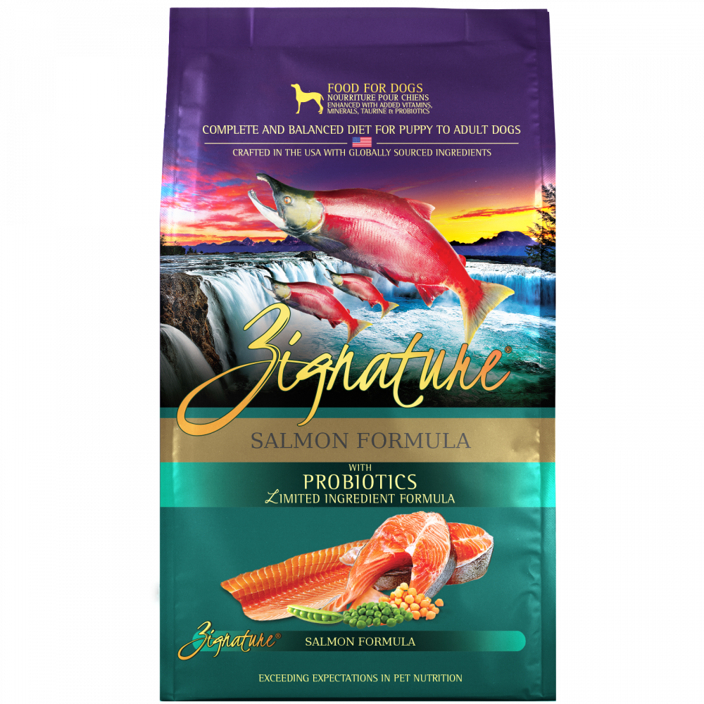 Zignature Limited Ingredient Diet Grain Free Salmon Recipe Dry Dog Food