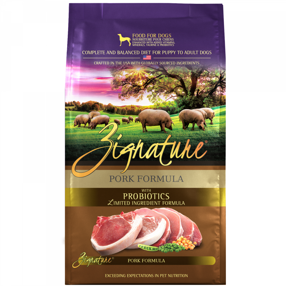 Zignature Limited Ingredient Formula Grain Free Pork Dry Dog Food