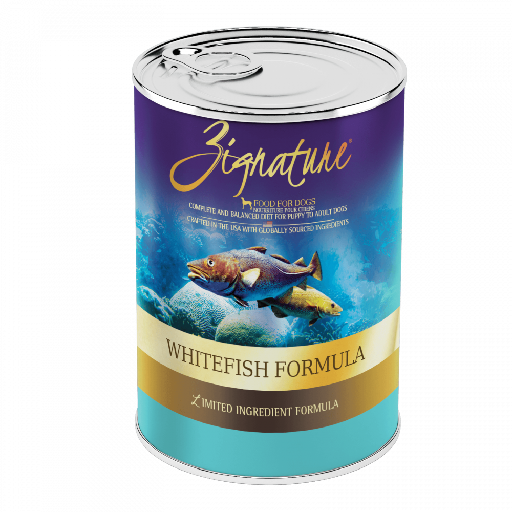 Zignature Limited Ingredient Diet Grain Free Whitefish Recipe Canned Dog Food