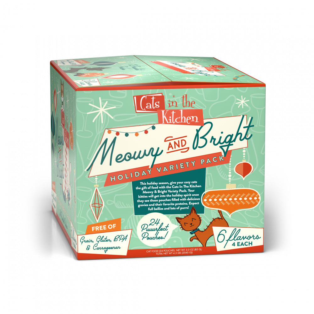 Weruva Classic Meowy & Bright Holiday Variety Pack Canned Cat Food