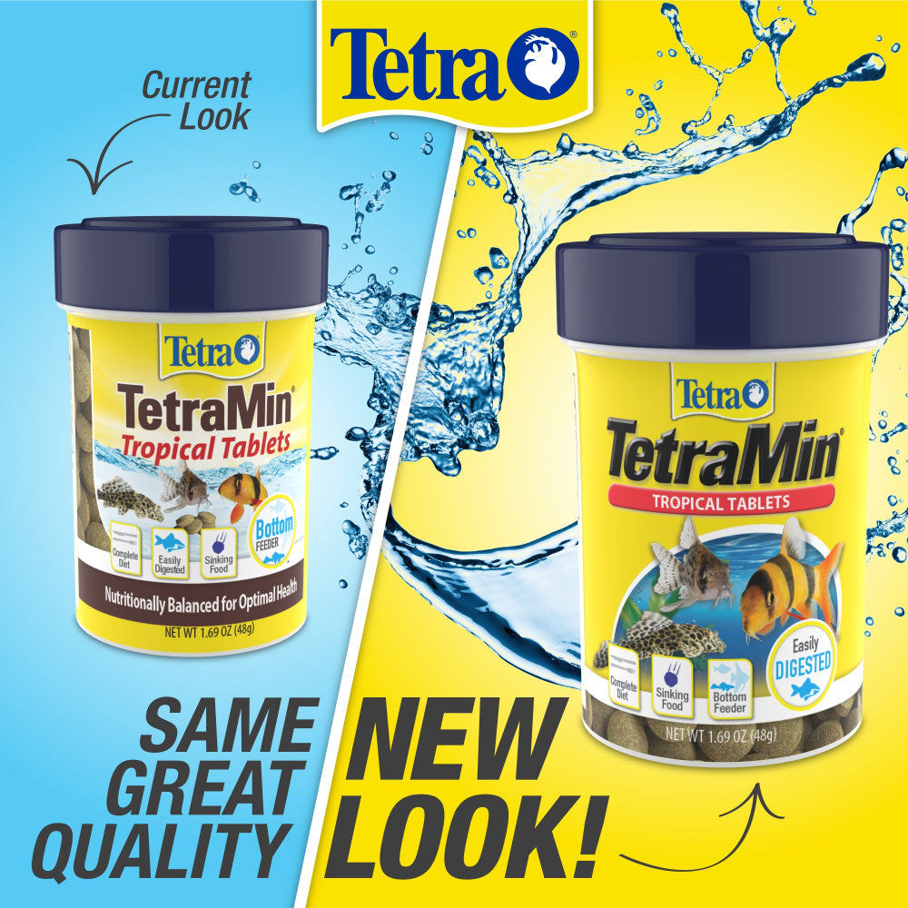Tetra Tablets TabiMin, Complete Food for Bottom-Feeding Tropical