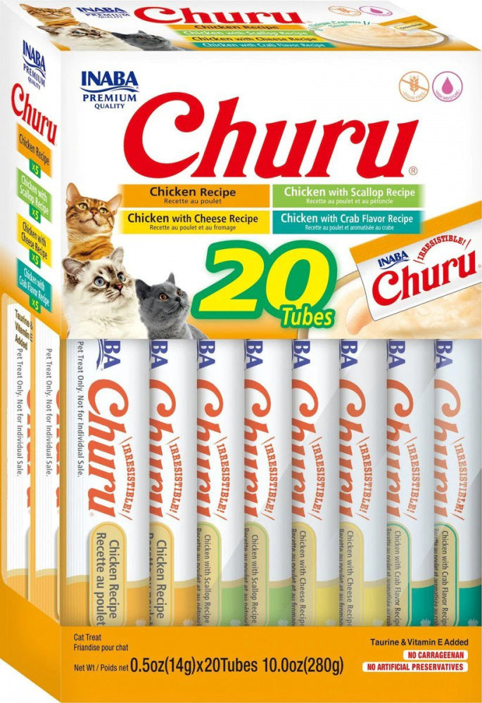 Inaba Cat Churu Chicken Variety Box 20 Tubes