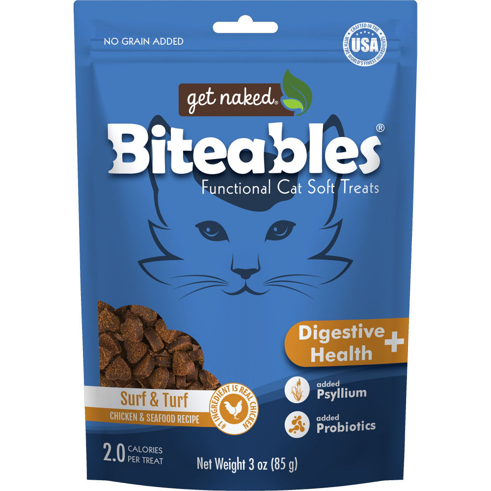 Get Naked Biteables Digestive Health Plus Cat Soft Treats