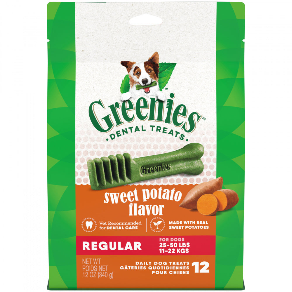 Greenies Regular Dental Bone Sweet Potato