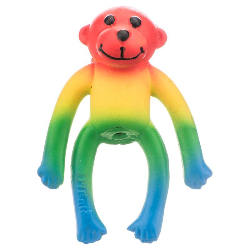 Li'l Pals Latex Monkey Dog Toy - Assorted Colors