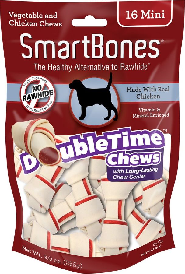 SmartBones DoubleTime Bone Chews for Dogs - Chicken