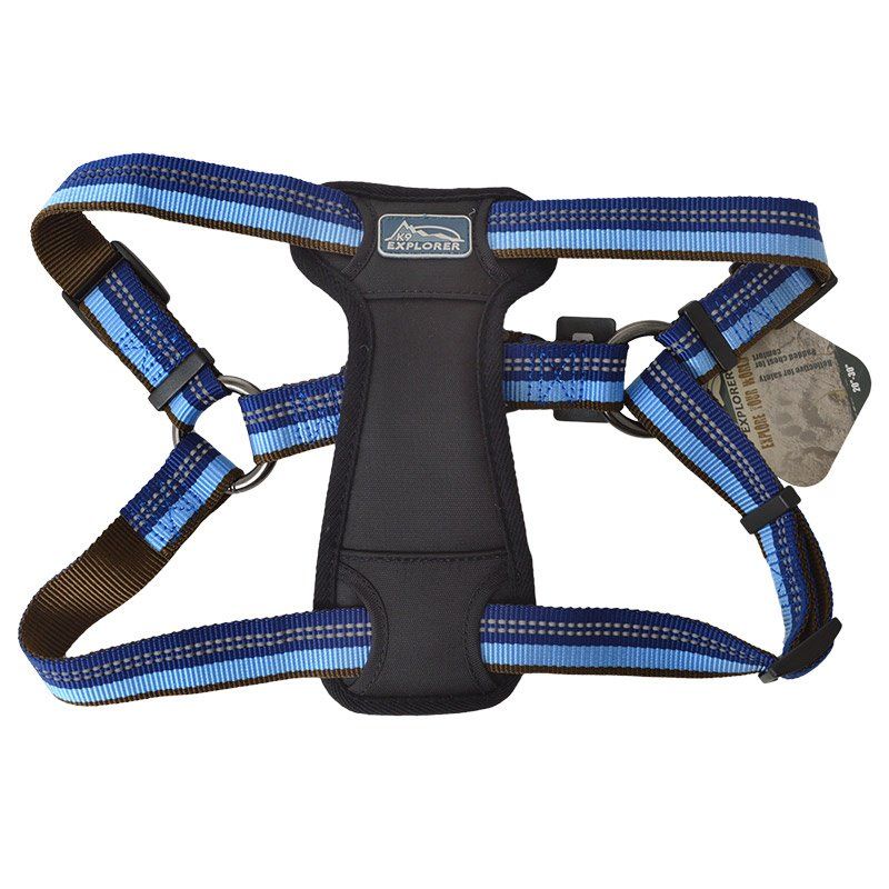 K9 Explorer Reflective Adjustable Padded Dog Harness