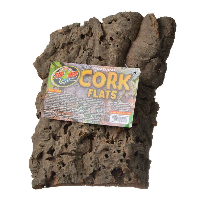 Cork Bark Flats for Reptiles