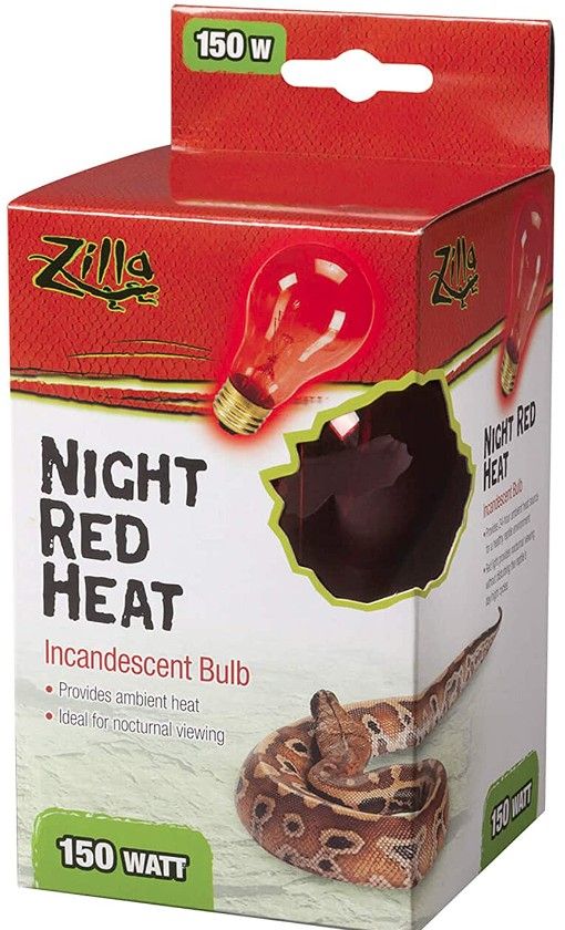 Zilla Incandescent Night Red Heat Bulb for Reptiles