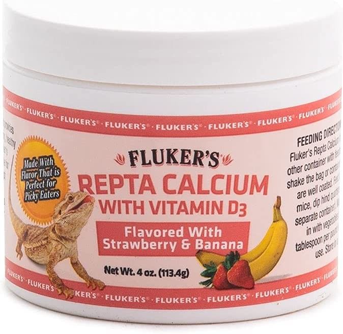 Fluker's Strawberry Banana Flavored Repta Calcium