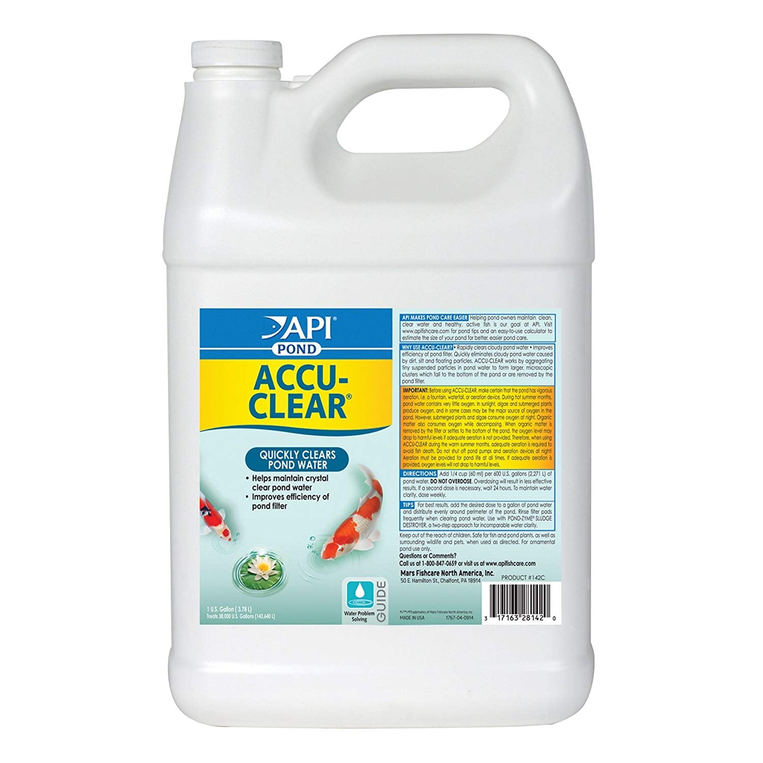 API Pond Accu-Clear Quickly Clears Pond Water