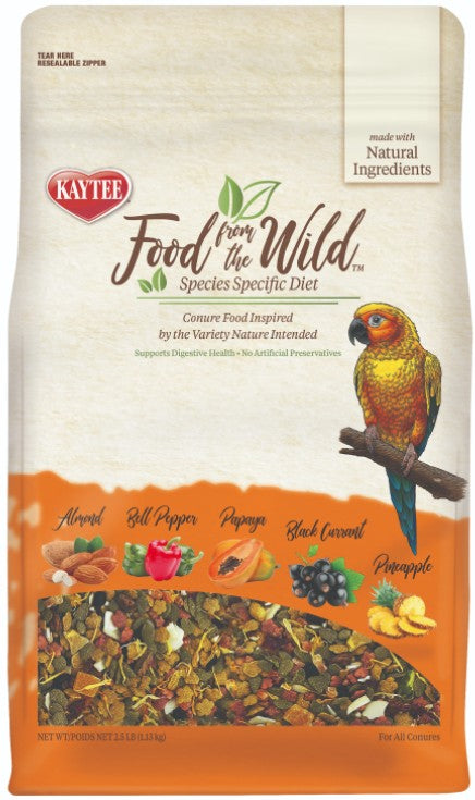 Kaytee Food From The Wild Conure Food For Digestive Health
