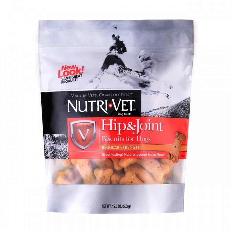 Nutri-Vet Hip and Joint Biscuits for Dogs Regular Strength