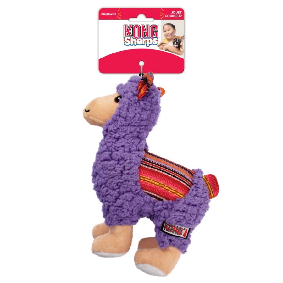 KONG Sherps Llama Dog Toy Medium