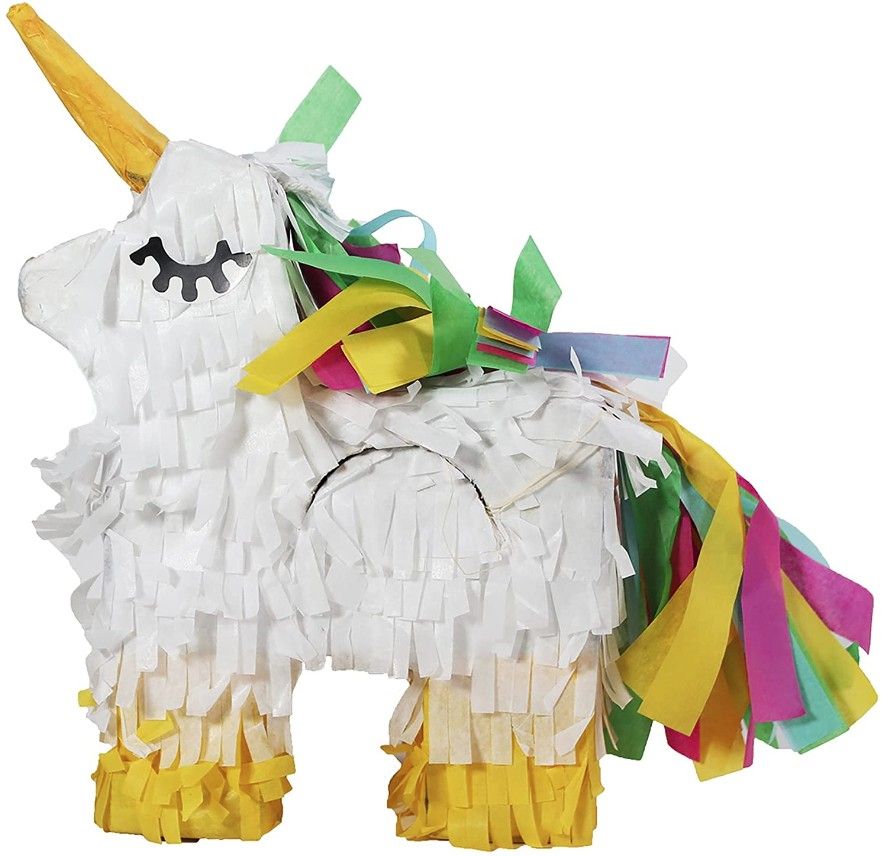 Penn Plax Small Unicorn Piñata Bird Toy