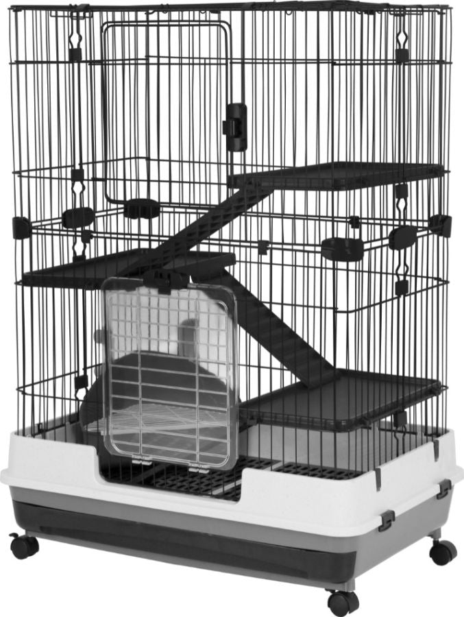 A&E Cage Company Nibbles Deluxe 4 Level Small Animal Cage 32"L x 21"W x 43"H