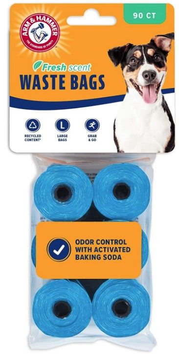 Arm and Hammer Dog Waste Refill Bags Fresh Scent