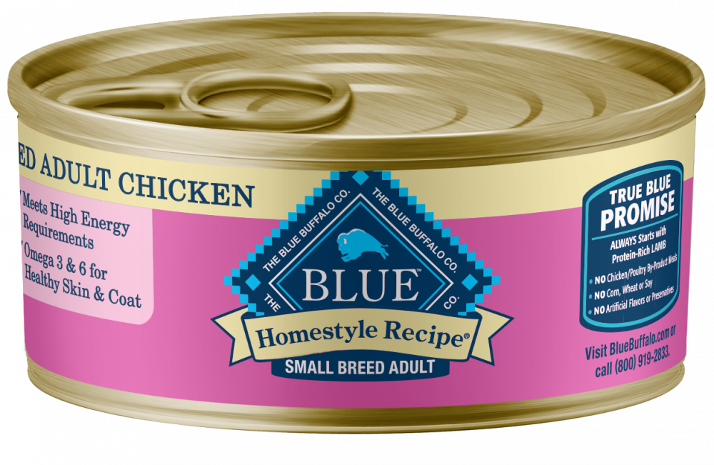 Blue Buffalo Homestyle Recipe Small Breed Adult Chicken Dinner with Garden Vegetables Canned Dog Food