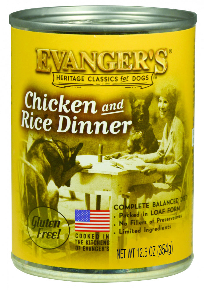 Evanger's Classic Chicken and Rice Dinner Canned Dog Food