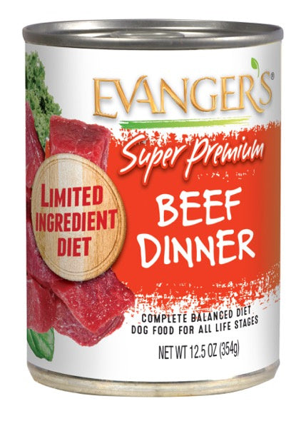 Evanger's Super Premium Beef Dinner Canned Dog Food