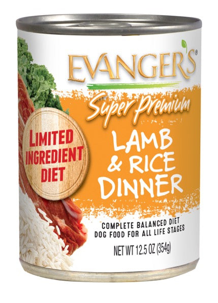 Evanger's Super Premium Lamb and Rice Canned Dog Food
