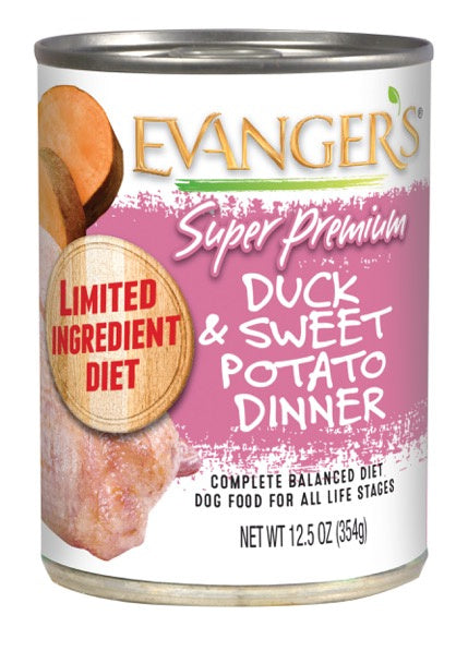 Evanger's Super Premium Duck and Sweet Potato Canned Dog Food