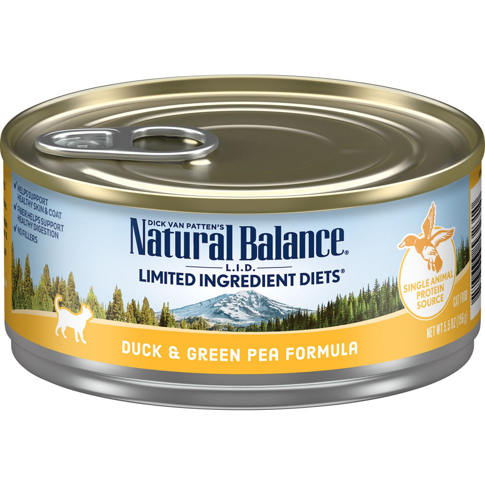 Natural Balance Limited Ingredient Reserve Duck & Green Pea Recipe Canned Wet Cat Food