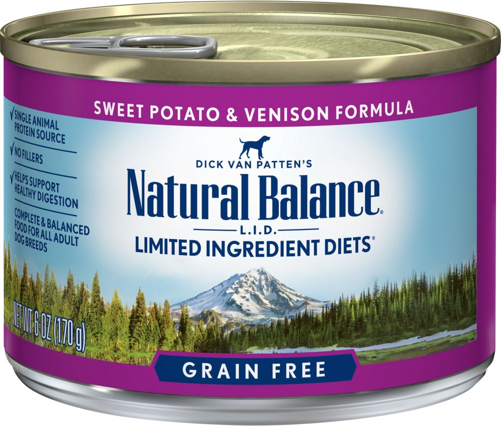 Natural Balance L.I.D. Limited Ingredient Diets Sweet Potato & Venison Canned Dog Food