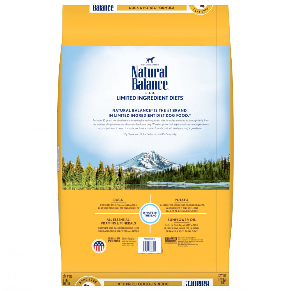 Natural Balance Limited Ingredient Reserve Grain Free Duck & Potato Recipe Dry Dog Food