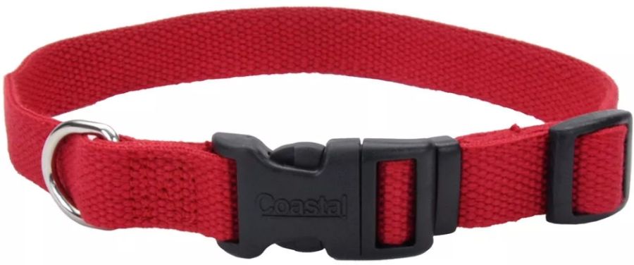 Coastal Pet New Earth Soy Adjustable Dog Collar Cranberry