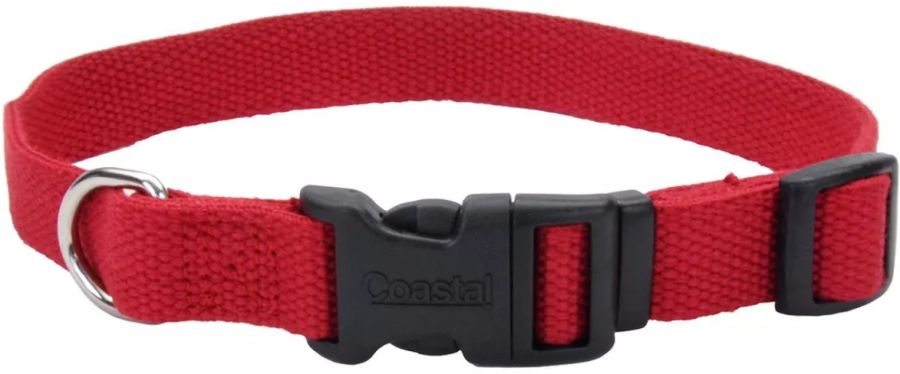 Coastal Pet New Earth Soy Adjustable Dog Collar Cranberry
