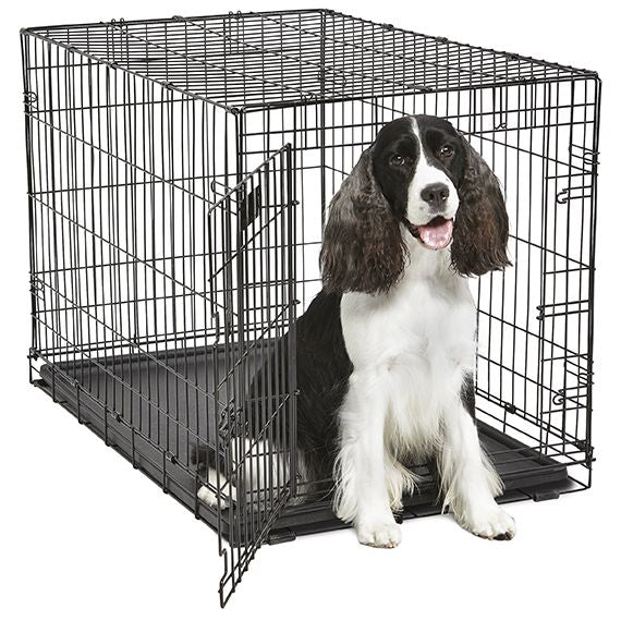 MidWest Contour Wire Dog Crate Single Door