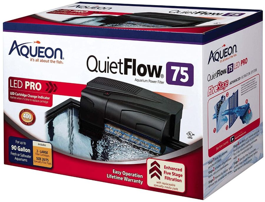 Aqueon QuietFlow LED Pro Power Filter