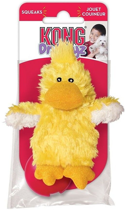 KONG Plush Duckie Dog Toy
