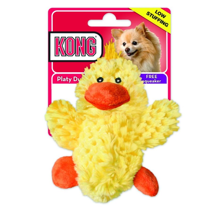 KONG Plush Platy Duck Dog toy