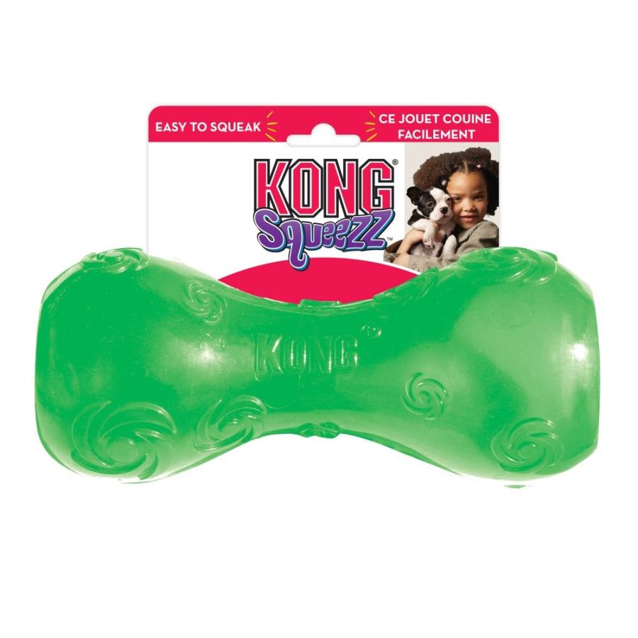 KONG Squeezz Dumbell Dog Toy