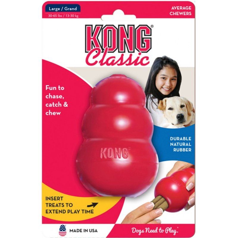 KONG Classic Dog Toy - Red