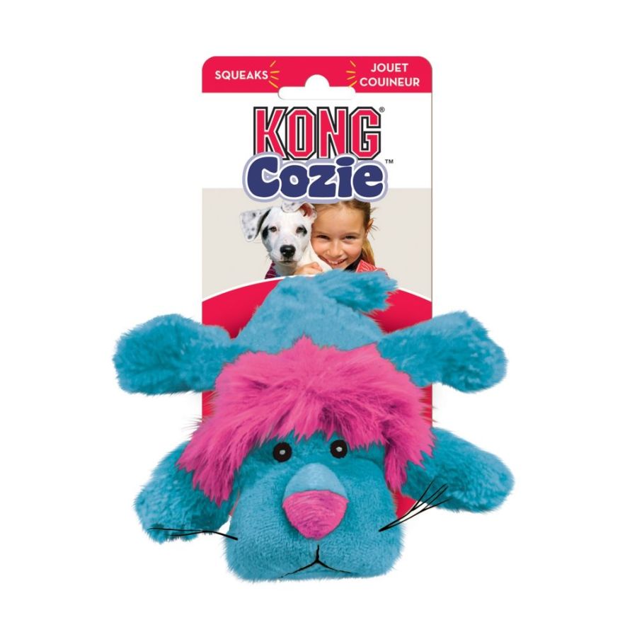 KONG Cozie Plush Toy - Small Lion Dog Toy