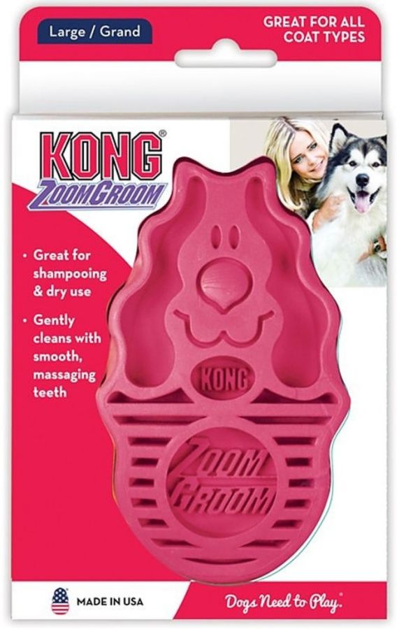 KONG ZoomGroom Dog Brush