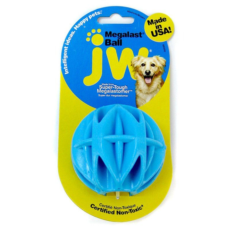 JW Pet Megalast Rubber Dog Toy - Ball