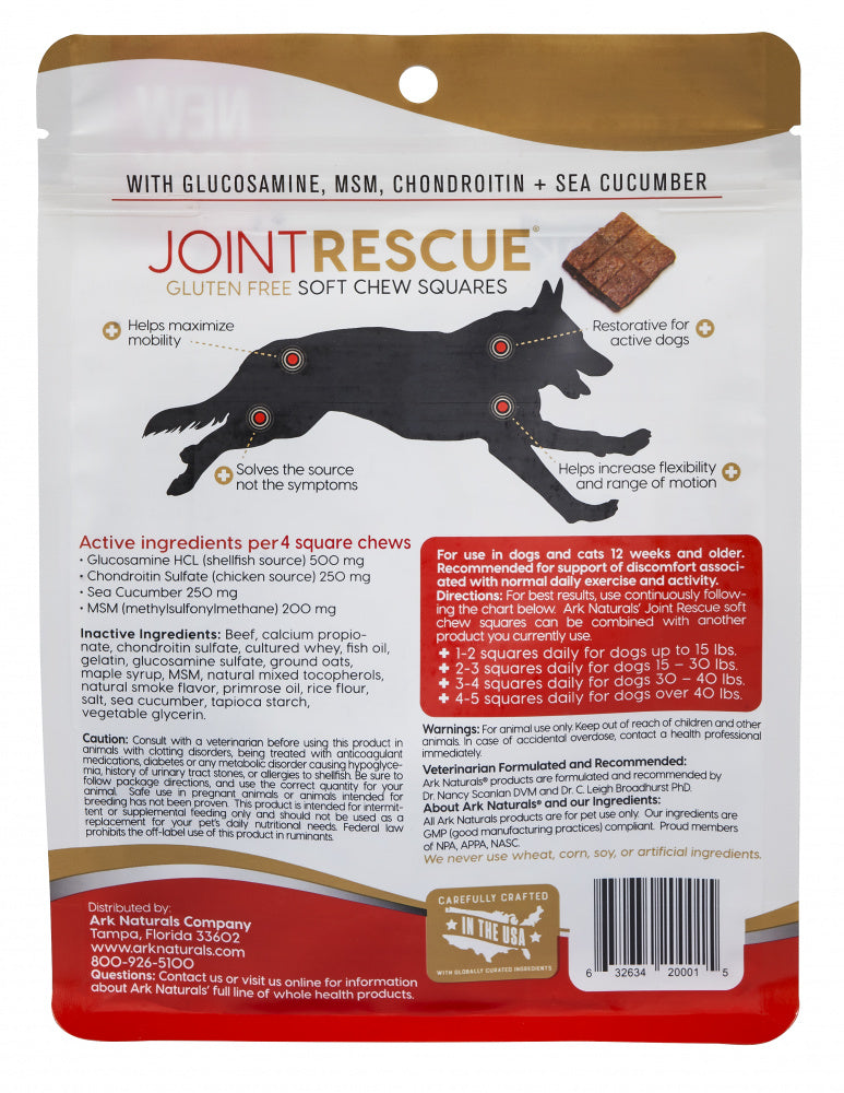 Ark Naturals Sea Mobility Joint Rescue Beef Recipe Jerky Treats