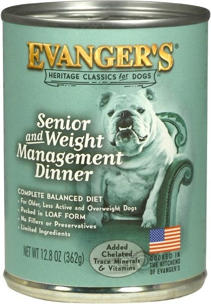 Evanger's Classic Senior and Weight Management Canned Dog Food