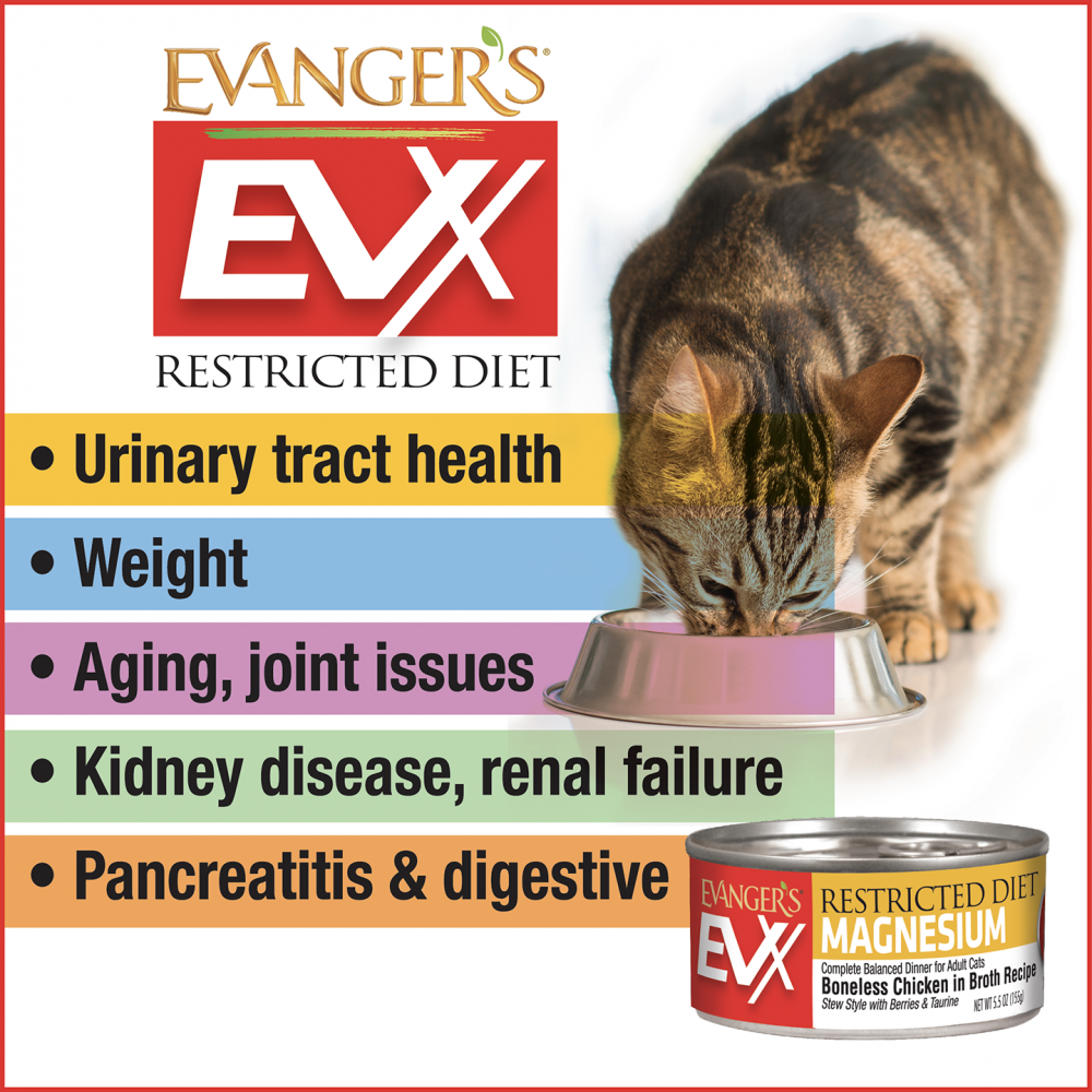 Evanger's EVX Restricted Diet Low Phosphorus Boneless Beef for Cats