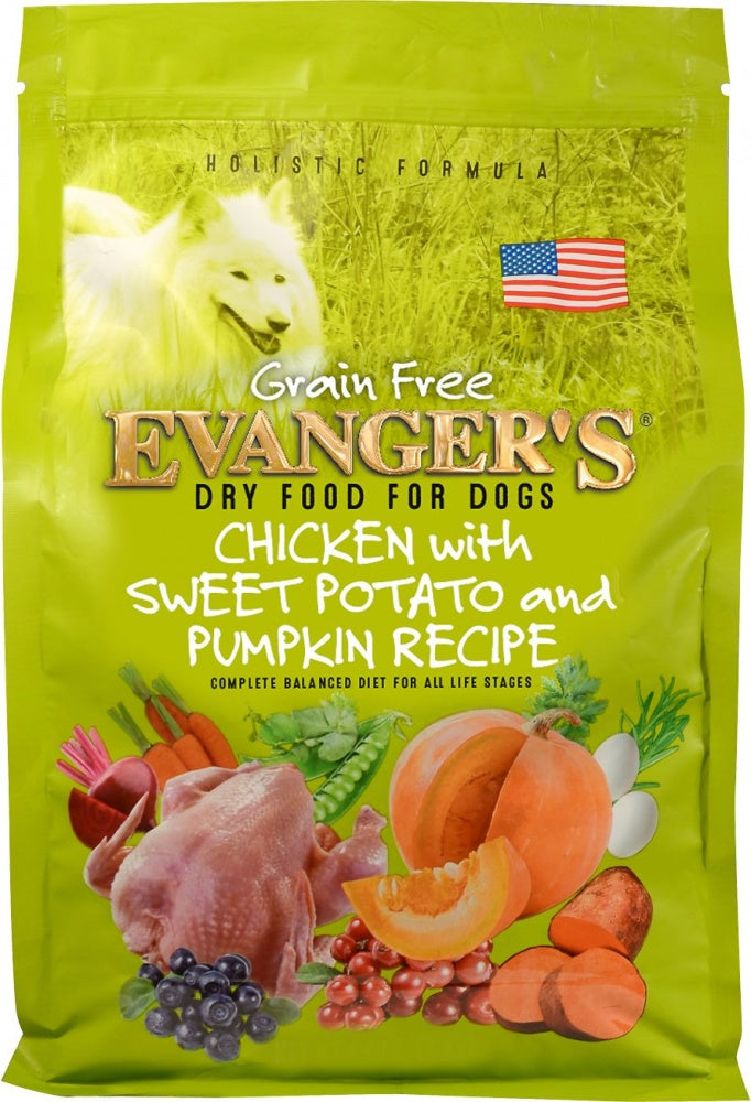 Evanger's Grain Free Chicken Sweet Potato and Pumpkin Dry Dog Food
